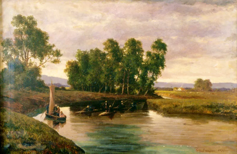 La Pesca del Capitán en el Río Funza. Giovanni Ferroni. Óscar Monsalve