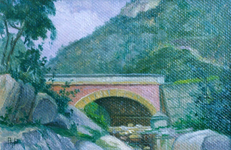 Puente sobre el Ro. Roberto Pramo.  scar Monsalve