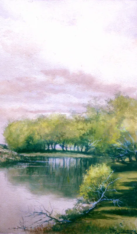 Paisaje del Río Bogotá. Jesús María Zamora. Óscar Monsalve