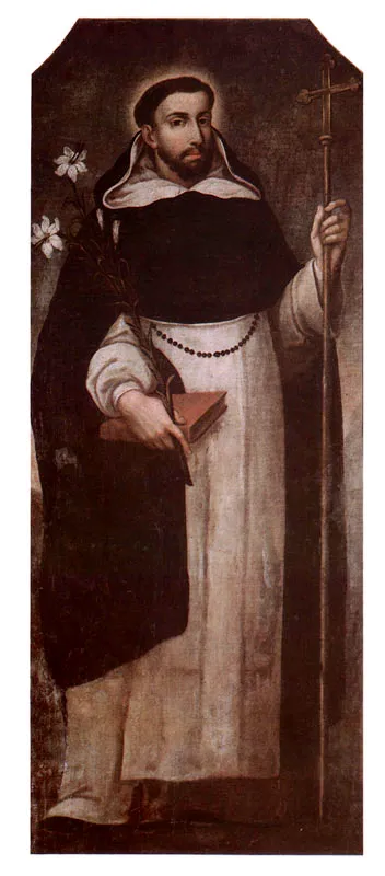 San Francisco de Asís. (c. 55). Gaspar de Figueroa. 1,50 x 0,53. Igl. Palacio Cardenalicio, Bogotá.