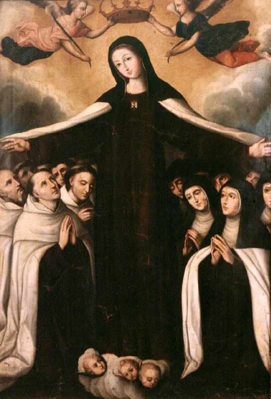 Virgen Protectora de Santa Inés. (c. 11). Gaspar de Figueroa. 1,52 x 1,03. Pro. Particular.