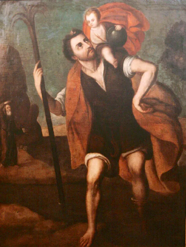 Virgen de Las Nieves. (c. 14). Gaspar de Figueroa. 0.98 x 0,73. M. del Chicó, Bogotá.