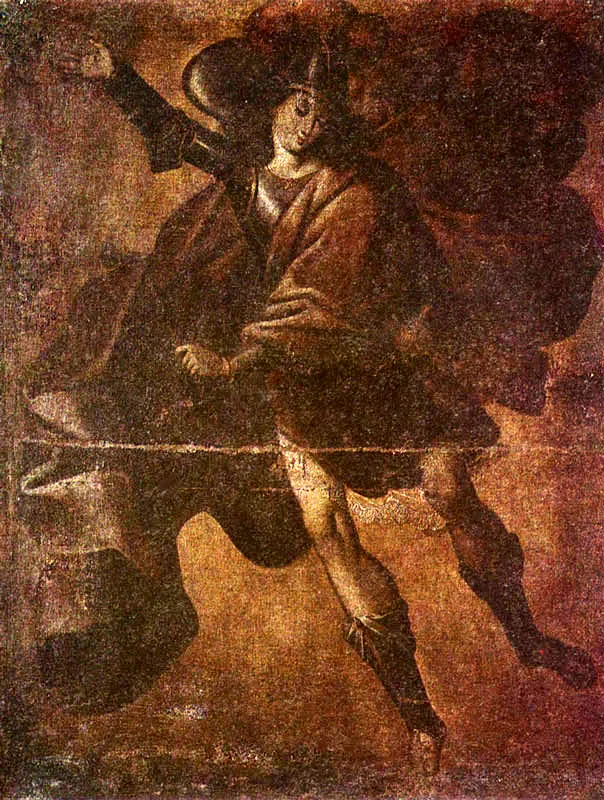 El Arcngel San Miguel. (c. 87). Baltasar Vargas de Figueroa. 1,18 x 0,92. Pro. particular, Bogot. 