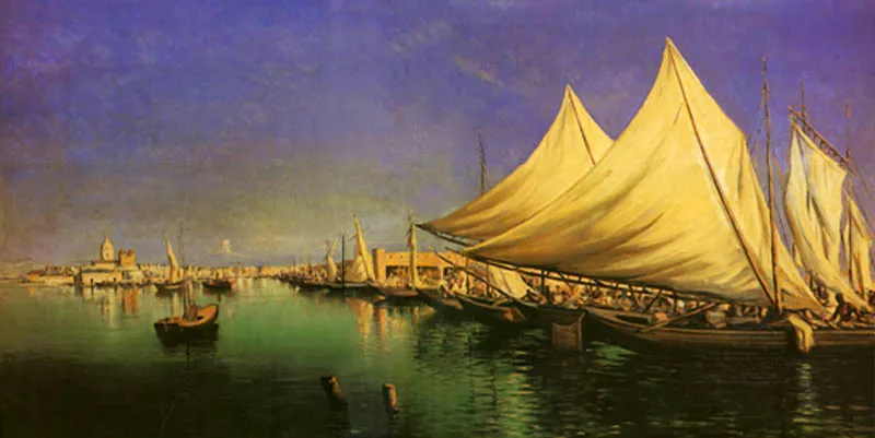 Barcas en Cartagena. 1948
 