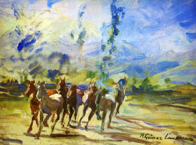 Caballos en Bonza. 1960
 