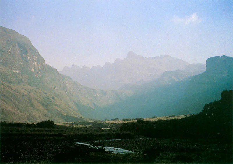 Río Frío. Páramo de Chingaza.