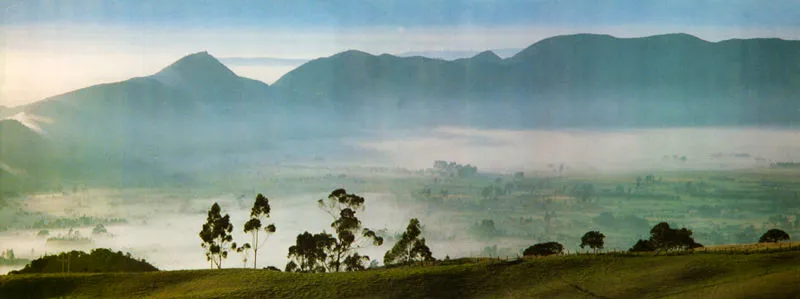 La Sabana vista desde los cerros de la vereda Carrn.  Juan Ramn Giraldo Arciniegas