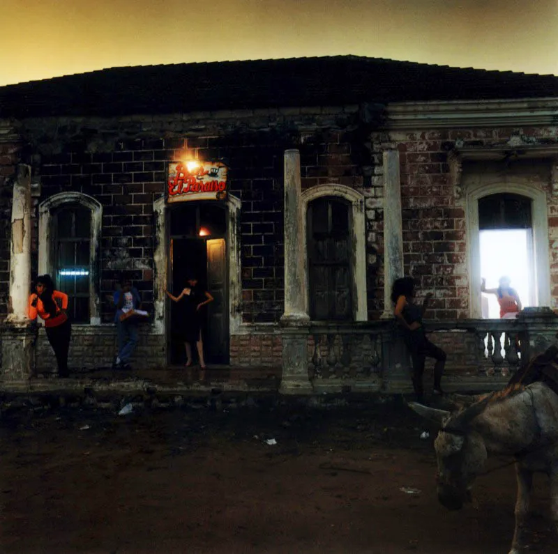 Bar El Paraso. / Muchas exhiban en sus desnudeces las huellas del pasado cicatrices de pualadas en el vientre, estrellas de balazos, surcos de cuchilladas de amor, costuras de cesreas de carniceros. Algunas se hacan llevar durante el da a sus hijos menores, frutos infortunados de despechos o descuidos juveniles, y les quitaban las ropas tan pronto como entraban para que no se sintieran distintos en el paraso de la desnudez. / El amor en los tiempos del Clera Hannes Wallrafen