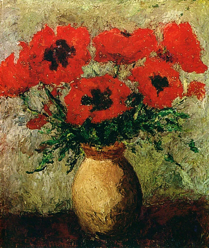 Florero de Amapolas. 1916. 