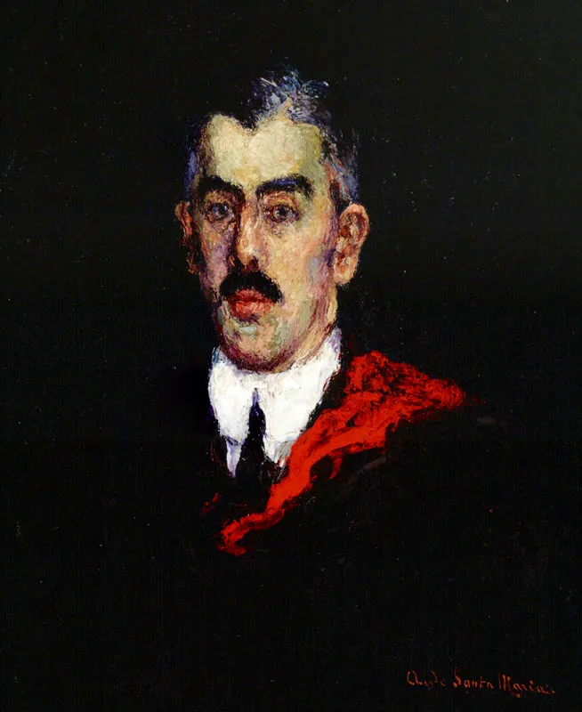 Retrato del Poeta Alfredo de Vengoechea. 