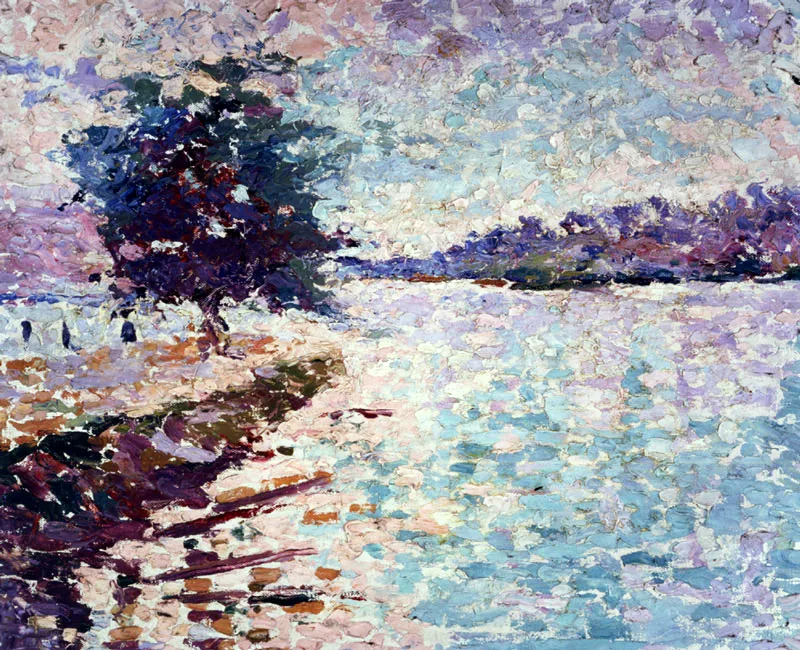 <b>Paisaje de Macuto (El Ro). 1904</b>. leo sobre lienzo. 0,40 x 0,50. Sin firma. Museo de Arte Moderno, Bogot.  