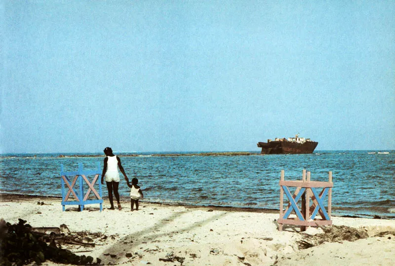 San Andrés. En la playa de Rock Cay.
Hernán Díaz
