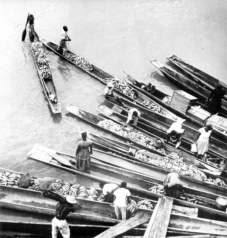 Mercado a la orilla del río Atrato en Quibdó, Chocó. (Nereo).