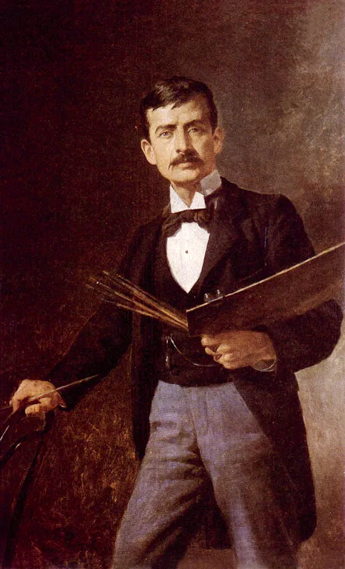 RICARDO ACEVEDO BERNAL
Francisco Antonio Cano. 1917.
Oleo sobre lienzo. 75.4 x 47.1 cm.
Coleccin Museo Nacional, Bogot. 