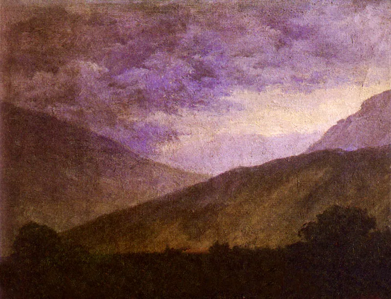 EUGENIO PEÑA Cerro de Usme. 1928. Oleo sobre lienzo. 60 x 80 cm. Colección particular, Bogotá.