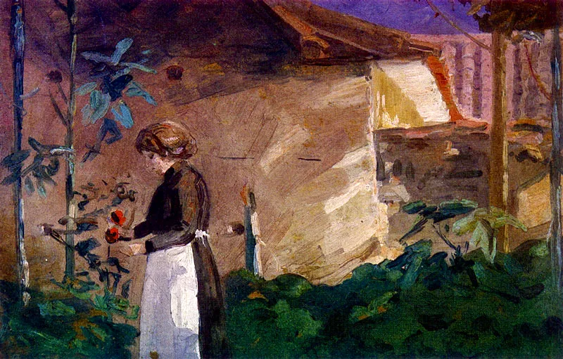 FIDOLO ALFONSO GONZALEZ CAMARGO
La Poda. 1910c.
Oleo sobre madera. 21.3 x 34 cm.
Colección particular, Bogotá.