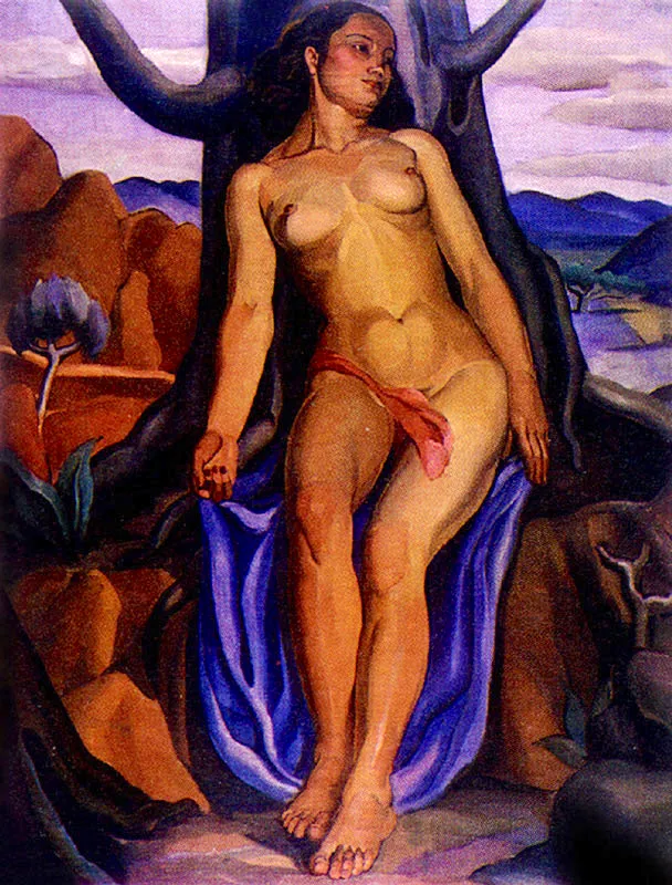 IGNACIO GOMEZ JARAMILLO
Desnudo. 1940c.
Oleo sobre lienzo. 124.5 x 98 cm.
Colección particular, Bogotá.