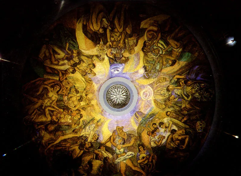 PEDRO NEL GOMEZ
Homenaje al Hombre. 1952.
Fresco. 200 M2
Escuela de Minas, Medellín.