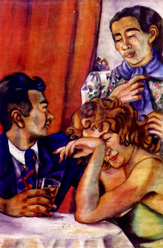 DEBORA ARANGO
Amanecer. 1939.
Acuarela sobre papel. 95 x 67 cm.
Propiedad de la artista.