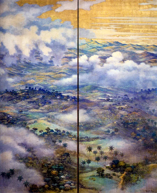 GONZALO ARIZA
Trapiche cerca del Ro. 1959.
Oleo sobre lienzo. 155 x 140 cm.
Coleccin particular, Bogot. 