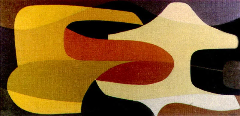 MARCO OSPINA
Aurora. 1950.
Oleo sobre lienzo. 75.5 x 150 cm.
Colección Museo de Arte Moderno de Bogotá.