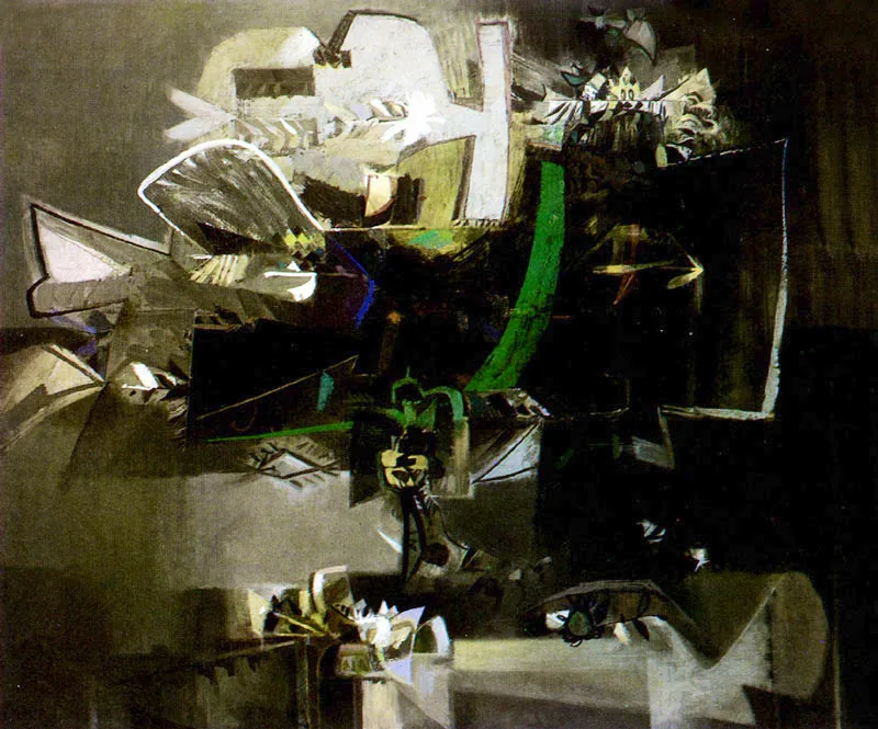 ALEJANDRO OBREGON
Cóndora. 1958.
Oleo sobre lienzo. 131 x 165.3 cm.
Colección particular, Bogotá.