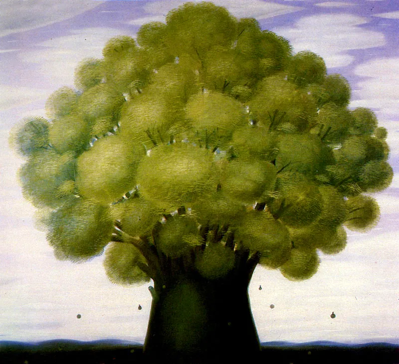 FERNANDO BOTERO
Arbol. 1979.
Oleo sobre lienzo. 261 x 305 cm.
Prstamo al Museo nacional, Bogot. 