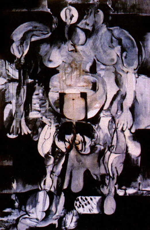 NORMAN MEJIA
La Horrible Mujer Castigadora. 1965.
Oleo sobre tela. 204 x 147 cm.
Coleccin Propal, Bogot. 