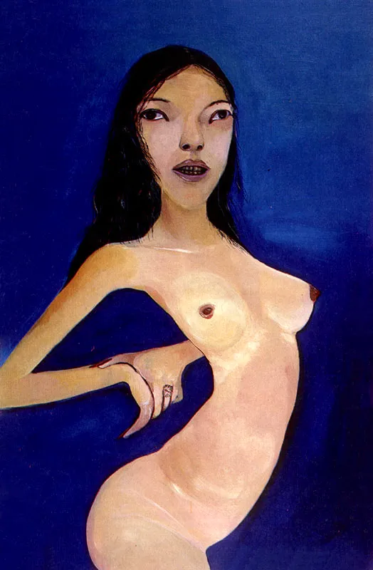 LEONEL GONGORA
Cenieda. 1974.
Oleo sobre tela. 153.2 x 102.
Colección Museo de Arte Moderno de Bogotá.