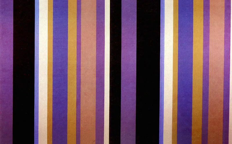 FANNY SANIN
Acrlico No.2. 1972.
Acrlico sobre lienzo. 206 x 329 cm.
Coleccin Museo de Arte Moderno de Bogot. 