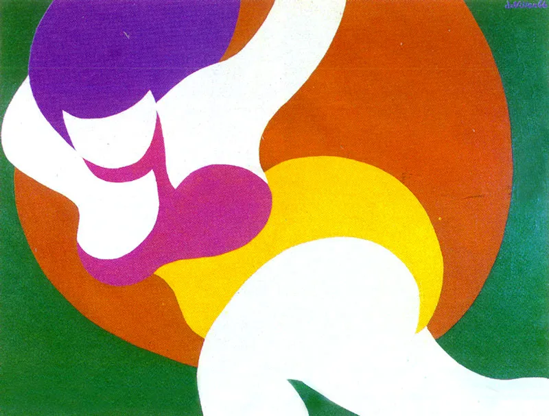 HERNANDO DEL VILLAR
María Antonieta Pons. Destino Recto Final Hacia el Olvido.
1966. Acrílico sobre tela. 60 x 80 cm.
Colección particular, Bogotá.
