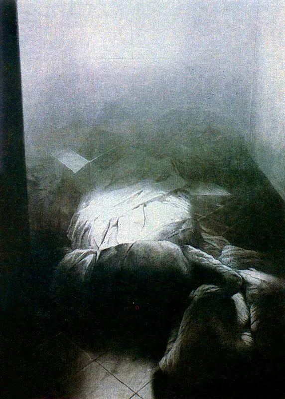 OSCAR MUÑOZ
Sin Título. 1984.
Carboncillo sobre lienzo. 70 x 50 cm.
Colección particular, Bogotá.