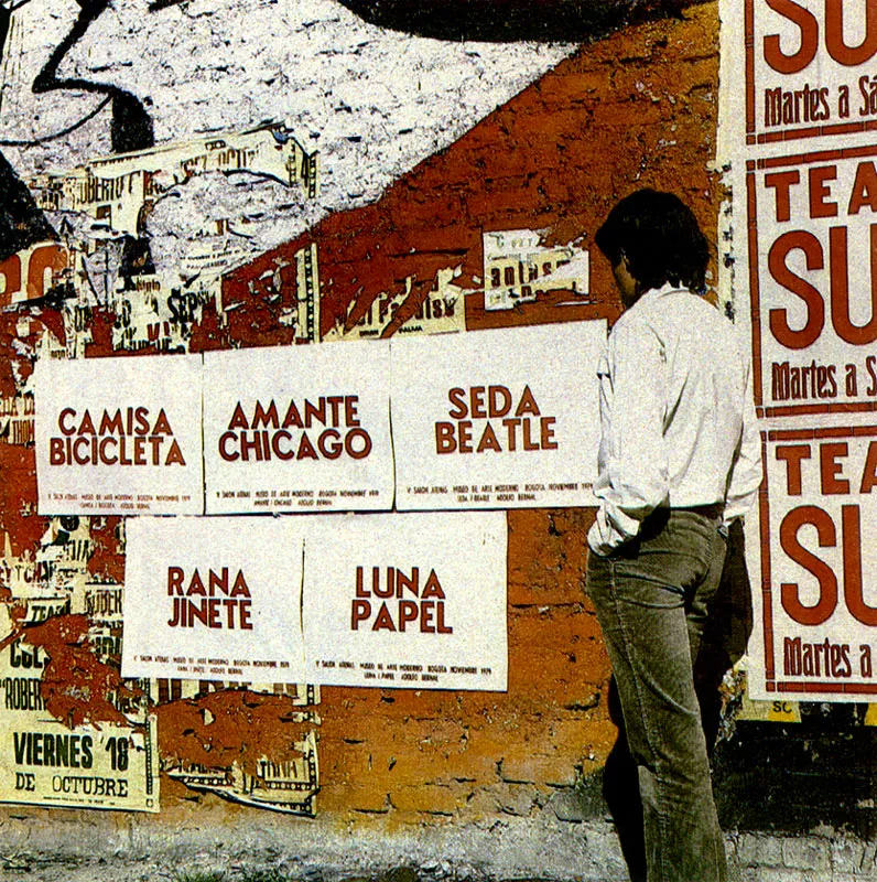 ADOLFO BERNAL
Carteles en la Ciudad. 1980.
Impresión tipográfica sobre papel. 35 x 50 cm. codo uno.