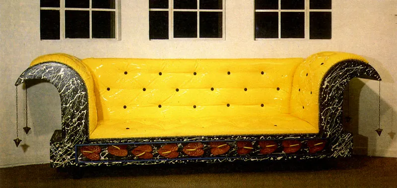 SANTIAGO URIBE VELEZ
Sireno. 1984.
Madera, acrílico, polivinilo, acero y pintura acrílica. 96 x 67 x 279 cm.Propiedad del artista.