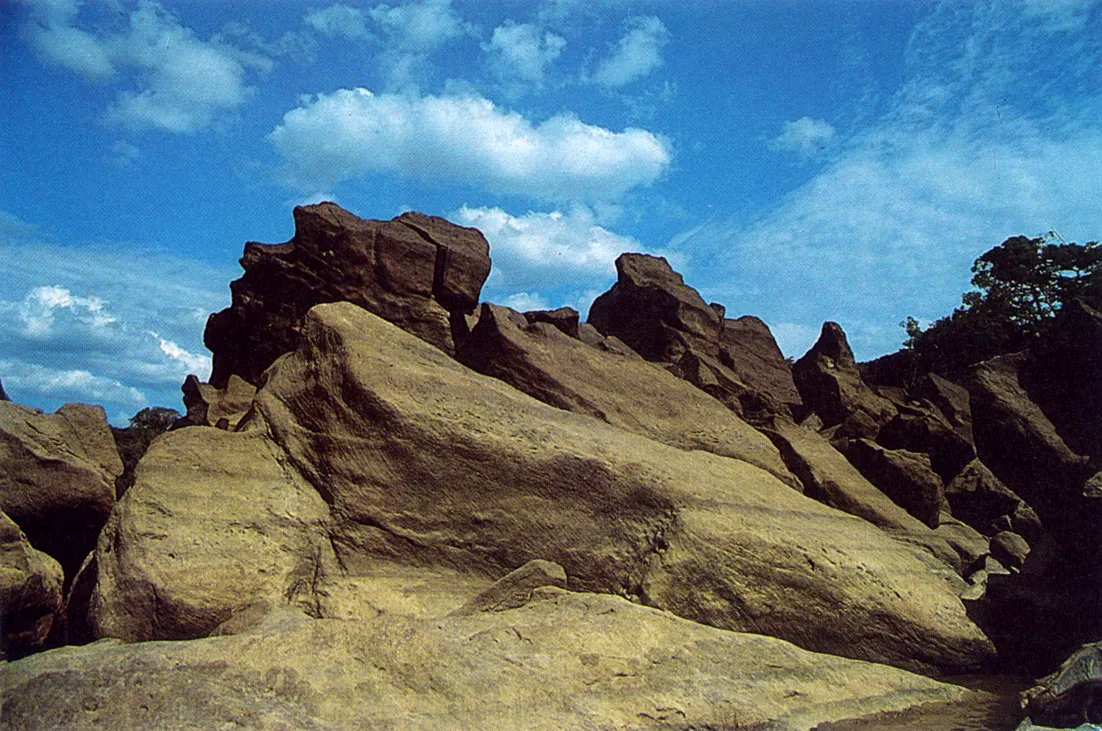 Rocas del Taraira, de origen precmbrico. 