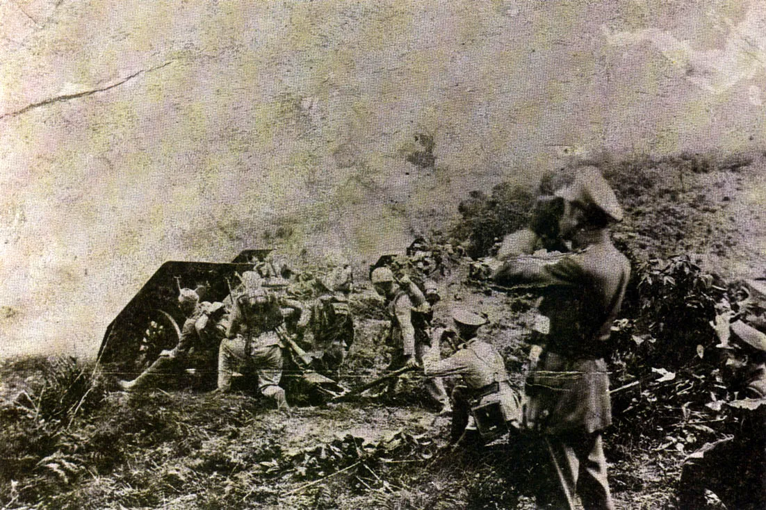 Acción de guerra durante el conflicto, colombo?peruano por los territorios amazónicos. Su detonante: la toma de Leticia por los peruanos el lo. de septiembre de 1932.