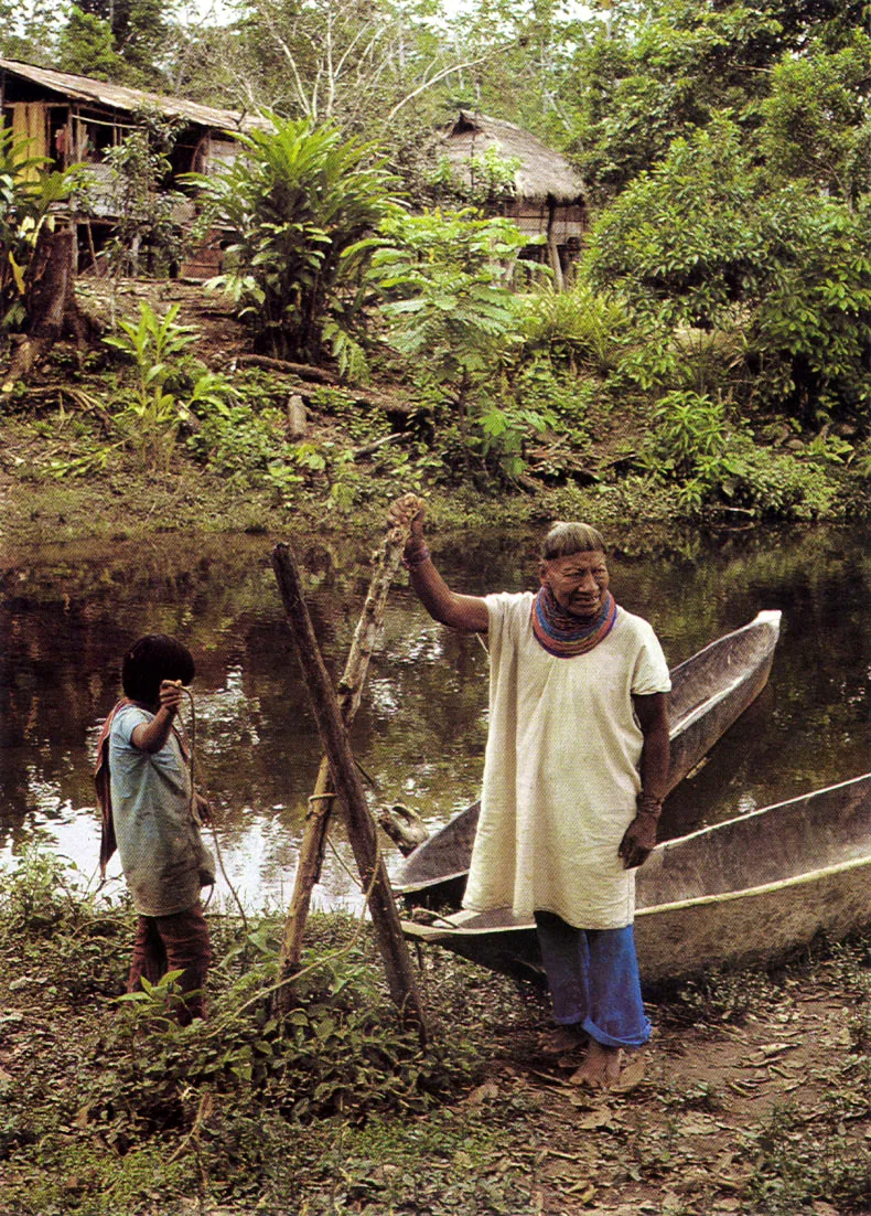 Indígena Kofán de Santa Rosa de Sucumbíos, Putumayo.