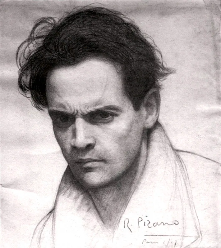 Roberto Pizano Restrepo (Autorretrato). 1896 - 1929. IN MEMORIAN: