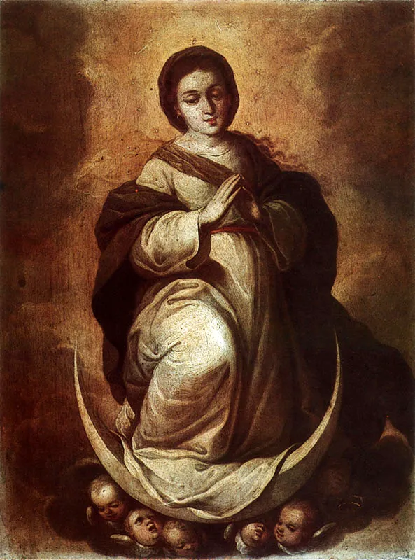 La Virgen Inmaculada (C. 355). 0.40 X 0.30. Prop part. Bogotá.