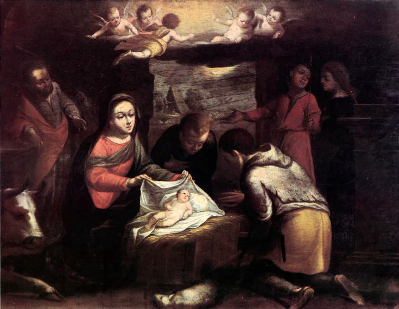 La Adoración de los Pastores (C. 318). 0.50 X 0.70. MAC, Bogotá.