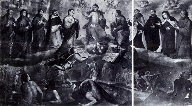 El Juicio Final (C. 80). 1673.  2.80 X 4.30. Iglesia de San Francisco, Bogot.  