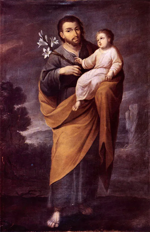 San José con Jesús Niño (C. 264). 1704. 1.64 X 1.10. MAC. Bogotá.