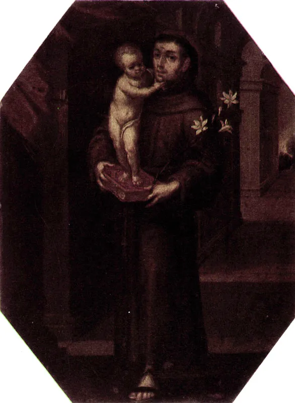 San Antonio con el Niño (C. 191) 0.25 X 0.18. M. del S., Bogotá.