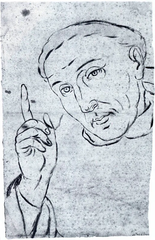 San Vicente Ferrer (D-81). 42.8 X 26 cms. MAC, Bogotá.