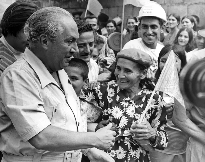 Lorenzo Fernndez, candidato presidencial del partido Copei (1973) 