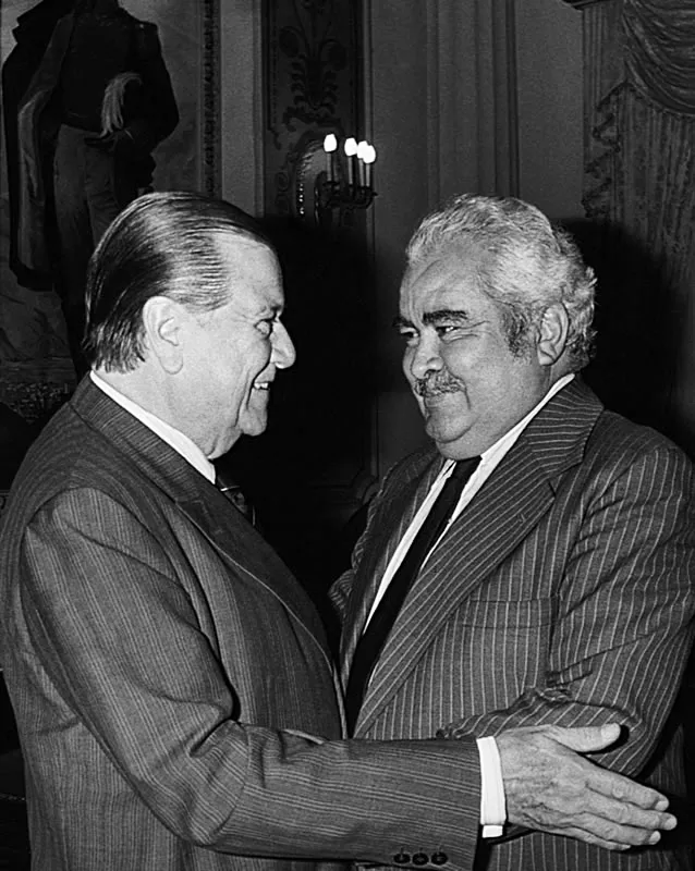 Rafael Caldera y Luis Herrera Campns (1982) 