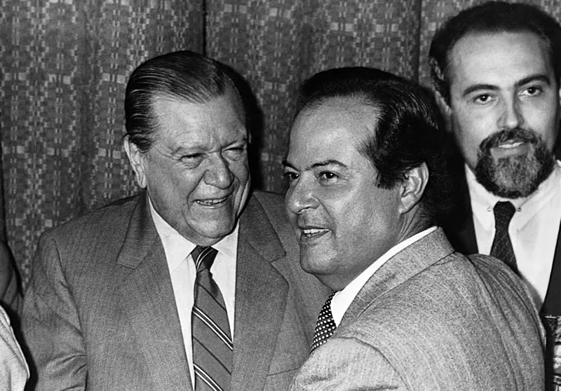 Rafael Caldera, Oswaldo Álvarez Paz y Ramón Guillermo Aveledo