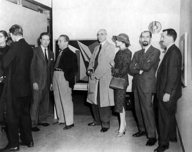 Inauguración Exposición en la Galería Roland de Aenlle. New York, 1956.
