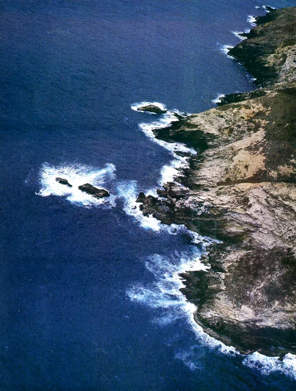 Acantilado del Parque Tayrona, Costa Atlntica. 