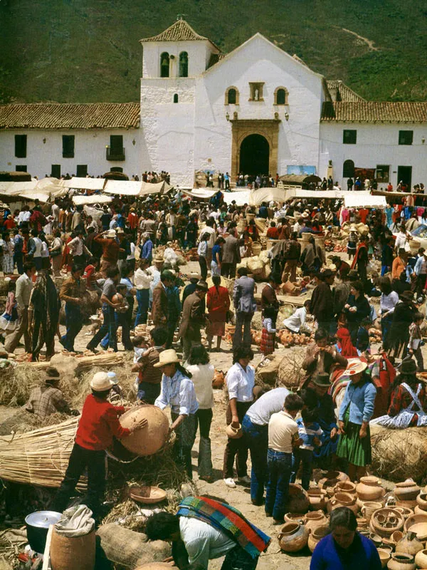 Mercado de Villa de Leyva. 